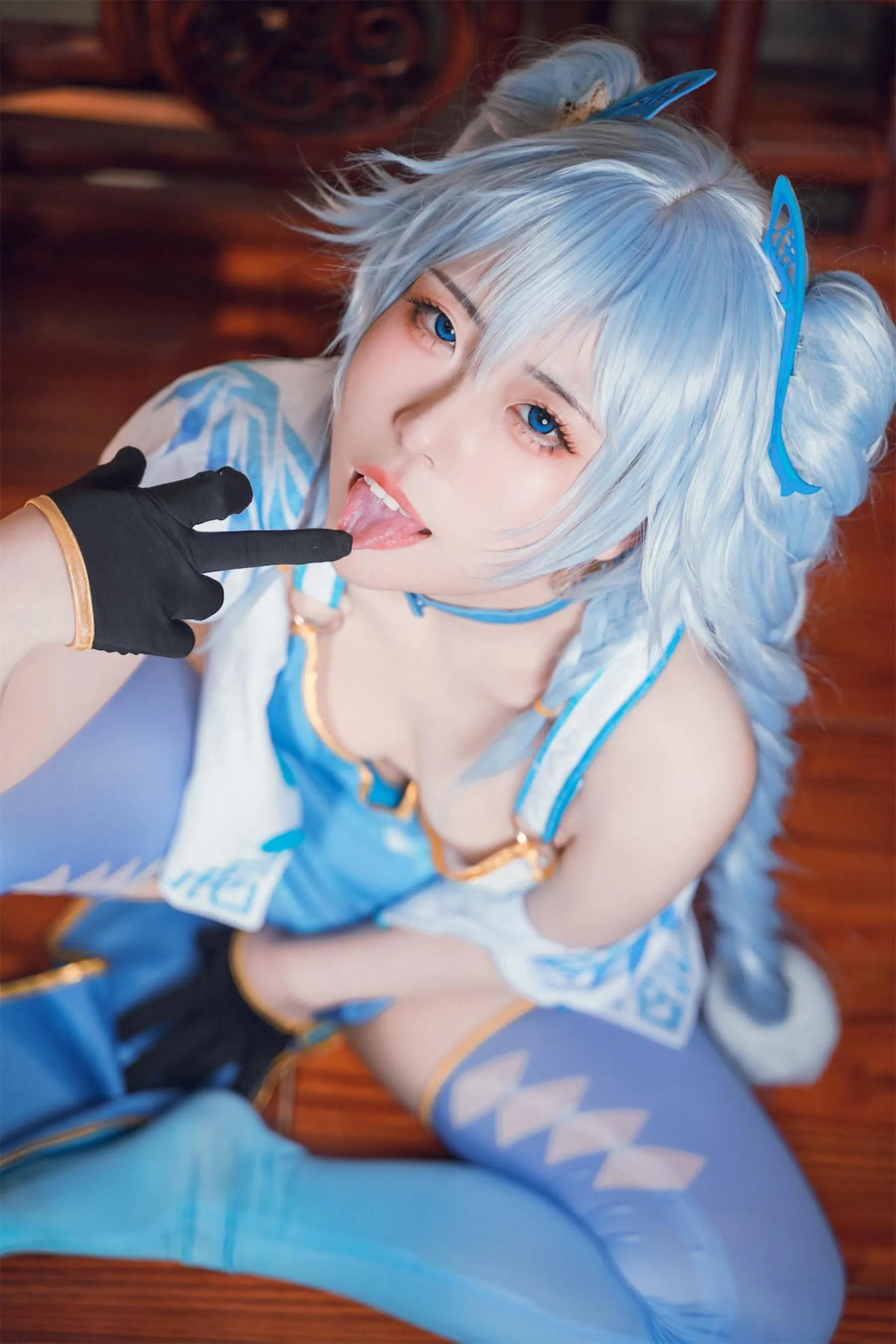 虎森森 – NO.17 少女前线 翠雀媚 [41P]插图6